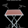 MULTIPURPOSE TABLE- 24x24in